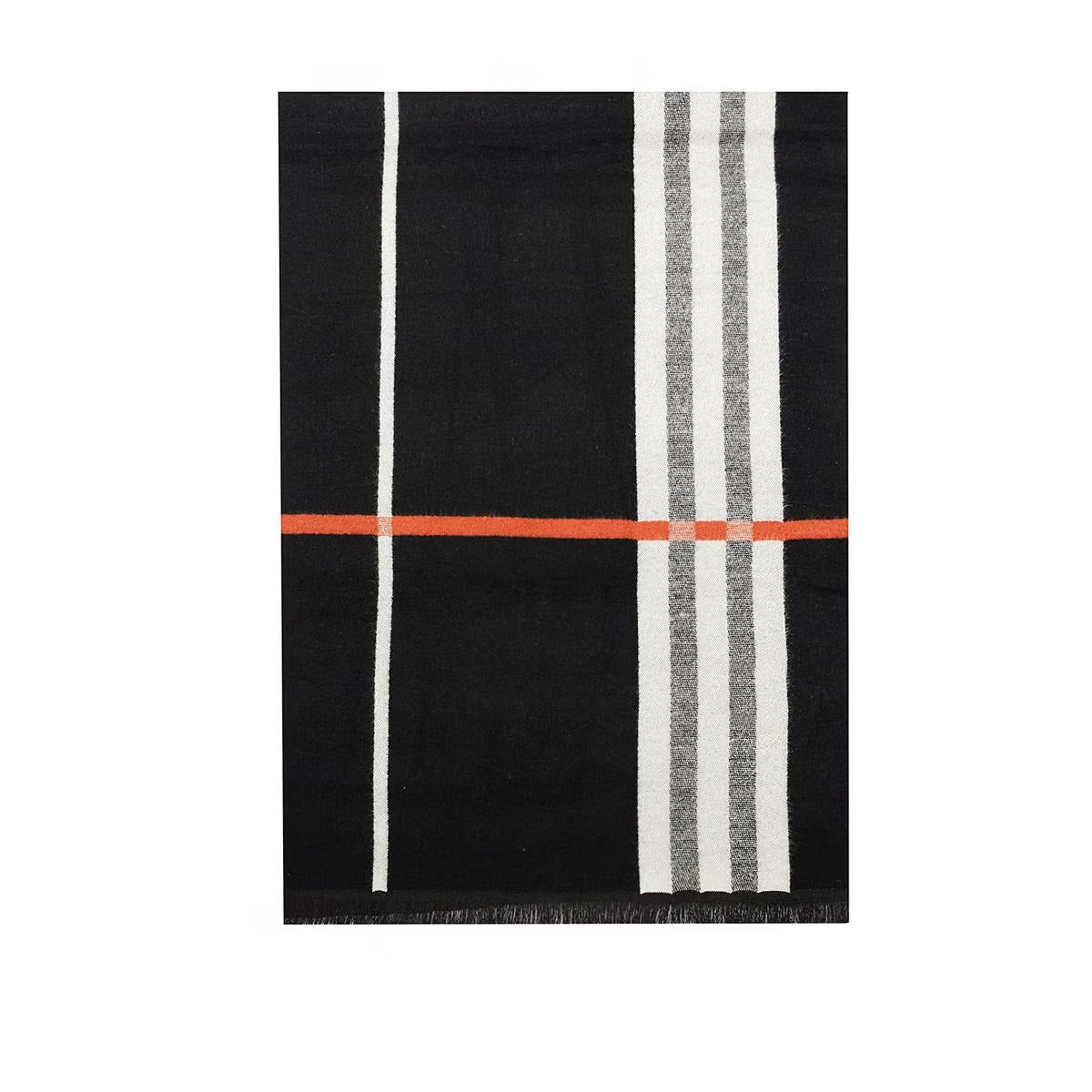 Écharpe Femme Carreaux Noir – Style Élégant & Chaud | KACL