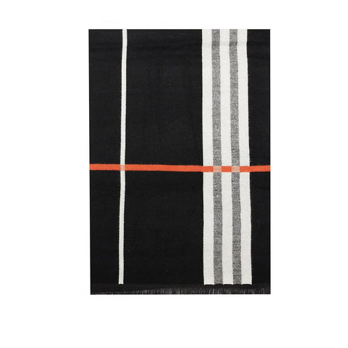Écharpe Femme Carreaux Noir – Style Élégant & Chaud | KACL