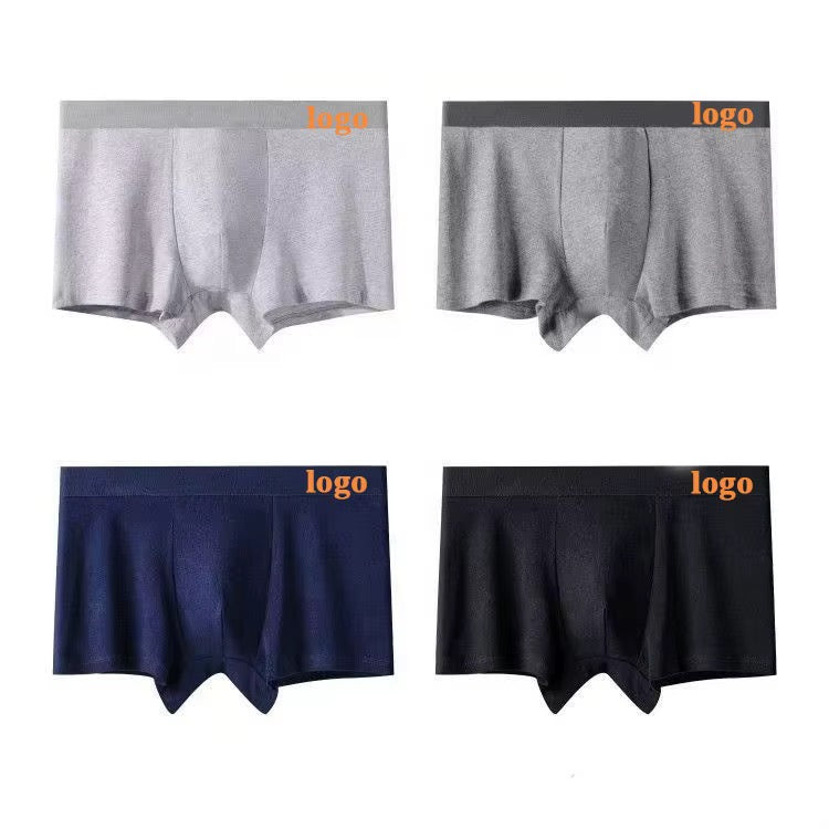 Boxer en coton pour homme - Noir