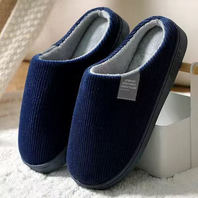 Chaussons Velours Côtelé