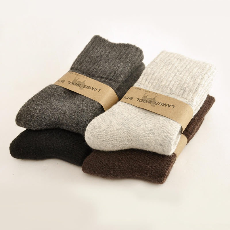 KACL | Chaussettes Laine d’Agneau Unisexes | Douceur & Chaleur Hivernale