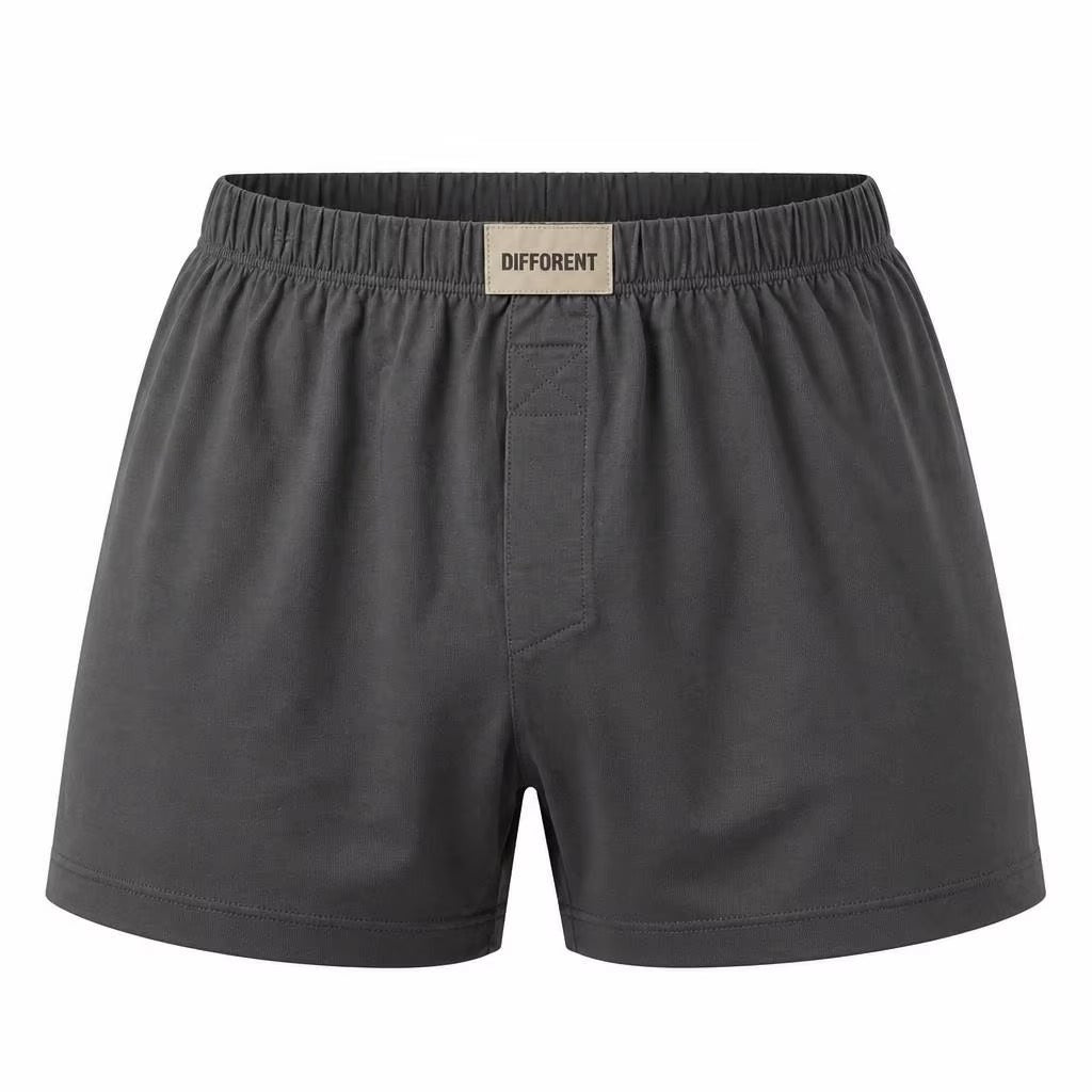 Boxer en coton pour homme - Noir