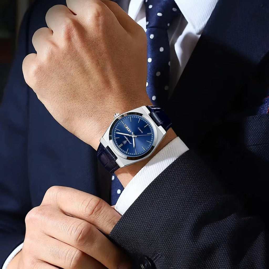 KACL | Coffret Cadeau Homme — Montre Geneva + 3 Bracelets