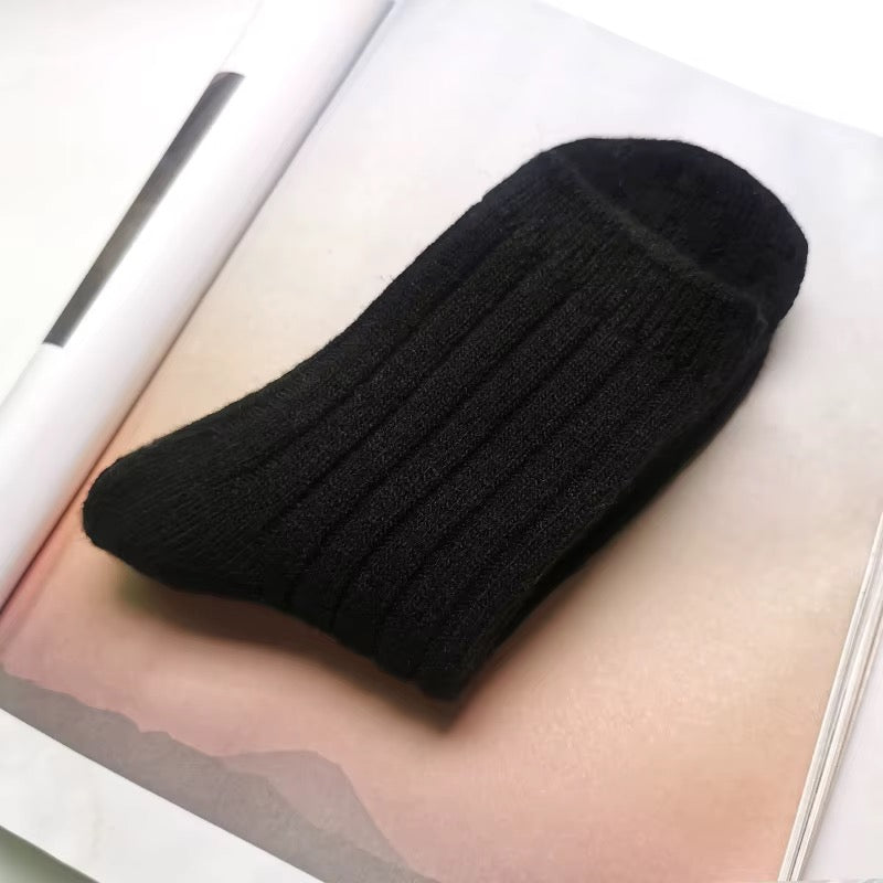 KACL | Chaussettes Cachemire Côtelées
