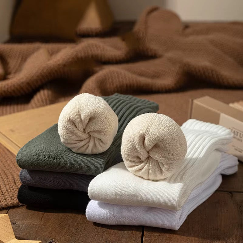 KACL | Chaussettes Cachemire Côtelées