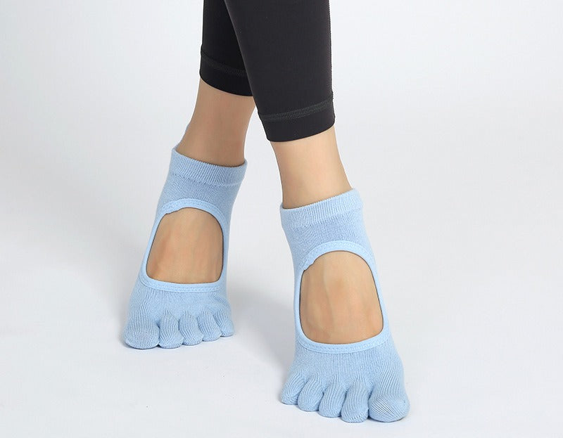 KACL | Chaussettes Yoga 5 Orteils Femme | Antidérapantes & Proprioception