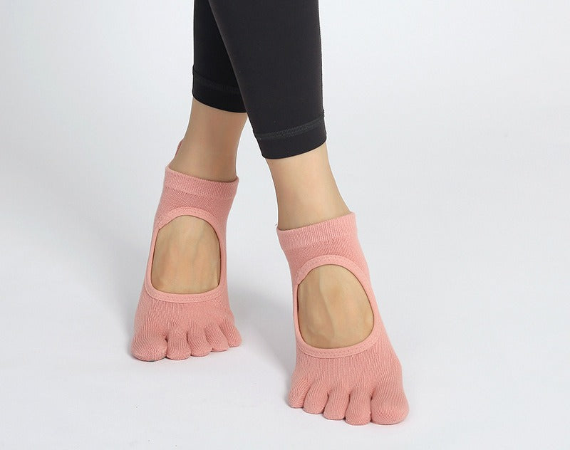 KACL | Chaussettes Yoga 5 Orteils Femme | Antidérapantes & Proprioception